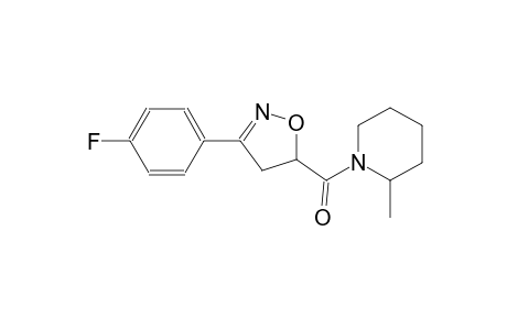 piperidine, 1-[[3-(4-fluorophenyl)-4,5-dihydro-5-isoxazolyl]carbonyl]-2-methyl-