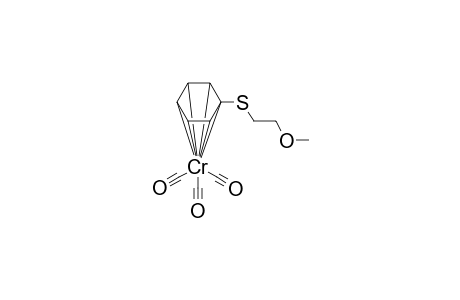 .eta.(6)-(2-Methoxyethylthio)benzenetricarbonylchronium(0)