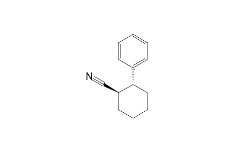 Cyclohexanecarbonitrile, 2-phenyl-, trans-