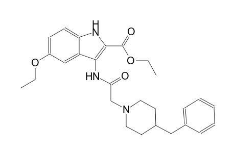 ethyl 3-{[(4-benzyl-1-piperidinyl)acetyl]amino}-5-ethoxy-1H-indole-2-carboxylate