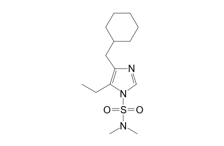 4-(cyclohexylmethyl)-5-ethyl-N,N-dimethylimidazole-1-sulfonamide