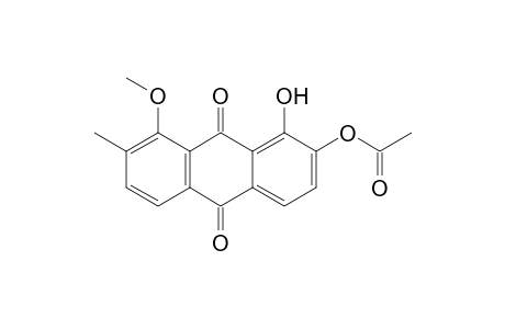 2-Acetoxy-1-hydroxy-8-methoxy-7-methyl-9,10-anthraquinone