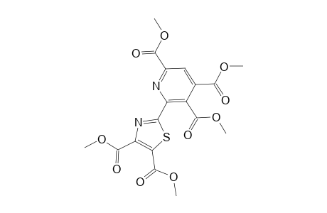2,4,5-Pyridinetricarboxylic acid, 6-(4,5-dicarboxy-2-thiazolyl)-, pentamethyl ester