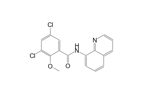 3,5-dichloro-2-methoxy-N-(8-quinolinyl)benzamide