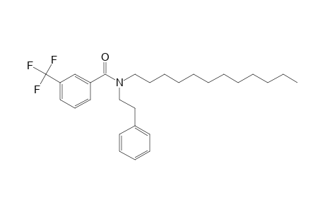 3-(Trifluoromethyl) benzamide, N-(2-phenylethyl)-N-dodecyl-