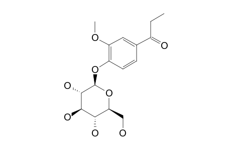 2-METHOXY-4-(1-PROPIONYL)-PHENYL-BETA-D-GLUCOPYRANOSIDE