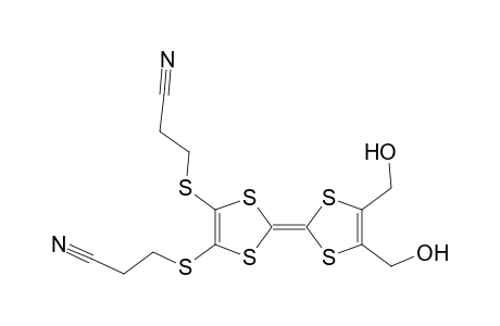 2,3-Bis(2-cyanoethylthio)-6,7-bis(hydroxymethyl)tetrathiafulvalene