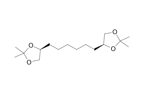 1,6-Di-((S)-2,2-dimethyl-1,3-dioxolan-4-yl)-hexane