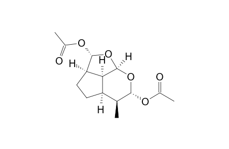 (2S,2aR,4aR,5S,6R,7aR,7bS)-5-Methyl-2a,3,4,4a,5,6,7a,7b-octahydro-2H-1,7-dioxacyclopenta[c,d]indene-2,6-diol diacetate