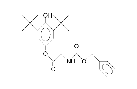 N-(Benzyloxycarbonyl)-alanine (3,5-di-tert-butyl-4-hydroxy-phenyl) ester