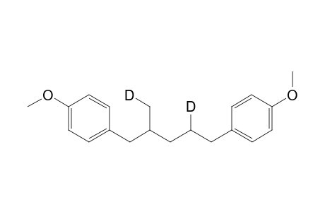 1-Methoxy-4-[5'-(4"-methoxyphenyl)-2'-(methyl-D)-pentyl-4'-d]benzene