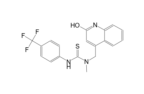 thiourea, N-[(2-hydroxy-4-quinolinyl)methyl]-N-methyl-N'-[4-(trifluoromethyl)phenyl]-
