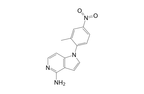 1-(2-Methyl-4-nitrophenyl)-1H-pyrrolo[3,2-c]pyridin-4-amine