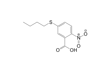 Benzoic acid, 5-(butylthio)-2-nitro-