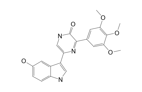 5-(5-HYDROXY-1H-INDOLE-3-YL)-3-(3,4,5-TRIMETHOXYPHENYL)-PYRAZIN-2(1H)-ONE