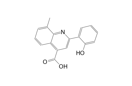 2-(2-hydroxyphenyl)-8-methyl-4-quinolinecarboxylic acid