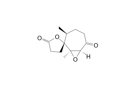 Spiro[furan-2(5H),2'-[8]oxabicyclo[5.1.0]octane]-5,6'-dione, dihydro-1',3'-dimethyl-, (1'.alpha.,2'.alpha.,3'.beta.,7'.alpha.)-(.+-.)-