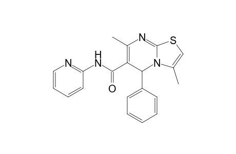3,7-Dimethyl-5-phenyl-N-(pyridine-2-yl)-5Hthiazolo[3,2-a]pyrimidine-6-carboxamide