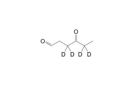 4-Oxo-3,3,5,5-tetradeuteriohexanal