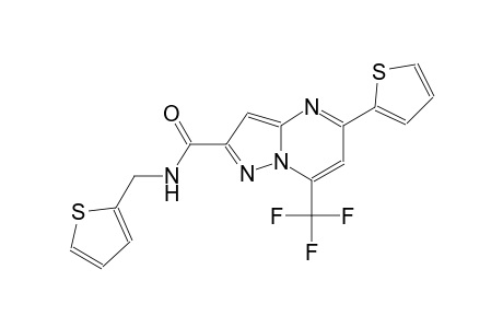 pyrazolo[1,5-a]pyrimidine-2-carboxamide, 5-(2-thienyl)-N-(2-thienylmethyl)-7-(trifluoromethyl)-