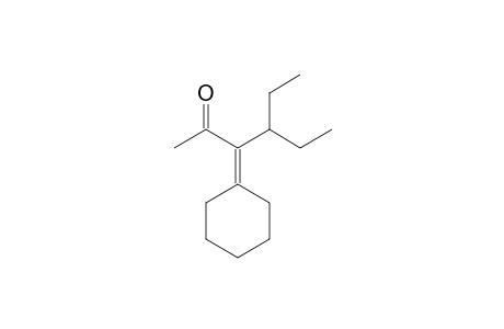 2-Hexanone, 3-cyclohexylidene-4-ethyl-
