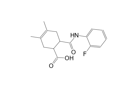 6-[(2-fluoroanilino)carbonyl]-3,4-dimethyl-3-cyclohexene-1-carboxylic acid