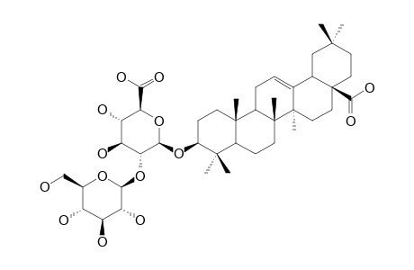 3-O-BETA-[GLUCOPYRANOSYL-(1->2)-GLUCURONOPYRANOSYL]-OLEANOLIC-ACID