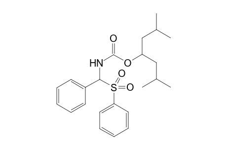 2,6-Dimethylheptan-4-yl phenyl(phenylsulfonyl)methylcarbamate