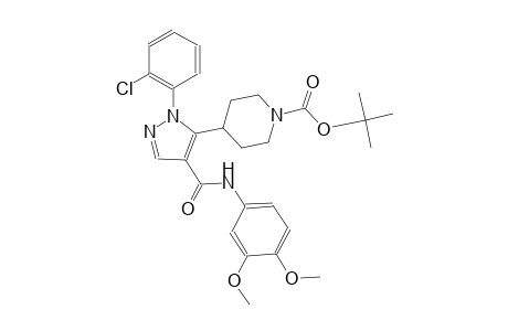 1-piperidinecarboxylic acid, 4-[1-(2-chlorophenyl)-4-[[(3,4-dimethoxyphenyl)amino]carbonyl]-1H-pyrazol-5-yl]-, 1,1-dimethylethyl ester