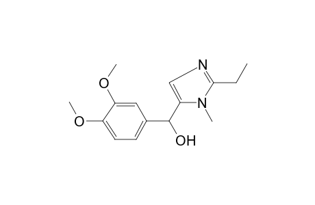 (3,4-Dimethoxyphenyl)(2-ethyl-1-methyl-1H-imidazol-5-yl)methanol