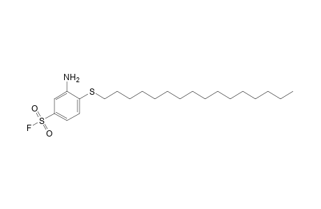 4-(hexadecylthio)metanilyl fluoride