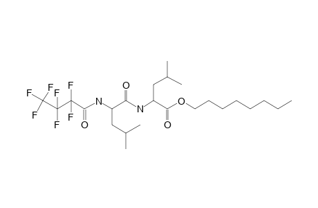 L-Leucyl-L-leucine, N-heptafluorobutyryl-, octyl ester