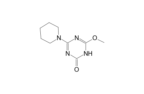 4-Methoxy-6-(1-piperidinyl)-1H-1,3,5-triazin-2-one