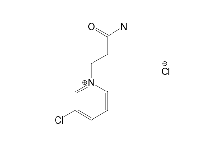 1-(2-CARBAMOYLETHYL)-3-CHLOROPYRIDINIUM CHLORIDE
