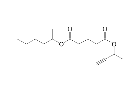 Glutaric acid, but-3-yn-2-yl 2-hexyl ester