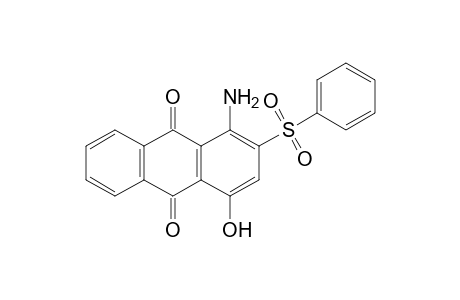 1-Amino-2-benzenesulfonyl-4-hydroxy-anthraquinone