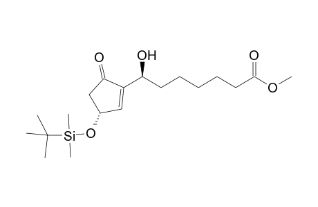 4-[(t-Butyldimethylsilyl)oxy]-2-(1-hydroxy-6-methoxycarbonylhexyl)-2-cyclopenten-1-one isomer