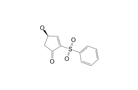 (4R)-2-BENZENESULFONYL-4-HYDROXY-CYCLOPENT-2-ENONE