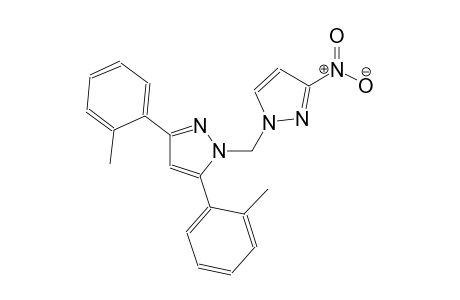 3,5-bis(2-methylphenyl)-1-[(3-nitro-1H-pyrazol-1-yl)methyl]-1H-pyrazole