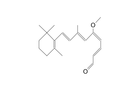 5-Methoxy-7-methyl-9-(2,6,6-trimethyl-1-cyclohexen-1-yl)-(2E,4Z,6E,8E)-2,4,6,8-nonatetraen-1-al