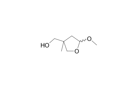 4-Hydroxymethyl-2-methoxy-4-methyltetrahydrouran