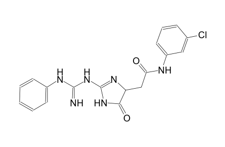 1H-imidazole-4-acetamide, N-(3-chlorophenyl)-4,5-dihydro-2-[[imino(phenylamino)methyl]amino]-5-oxo-
