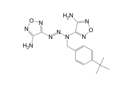 4-[(2E)-3-(4-amino-1,2,5-oxadiazol-3-yl)-1-(4-tert-butylbenzyl)-2-triazenyl]-1,2,5-oxadiazol-3-amine