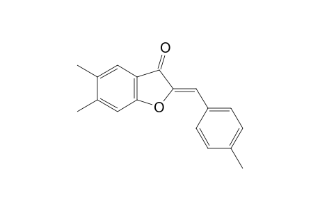 2-(4-Methylbenzylidene)-1-(5',6'-dimethylbenzofuran-3-one)