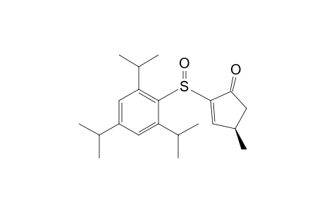 4(R)-Methyl-2-[(2,4,6-triisopyopylphenyl)sulfinyl]-2-cyclopentenone