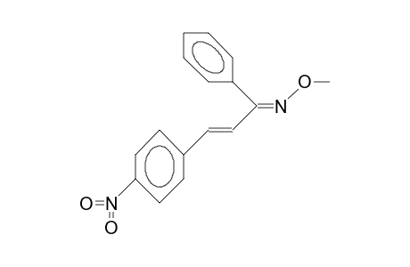 1-(4-Nitro-phenyl)-3-phenyl-(E,Z)-propen-3-one oxime O-methyl ether