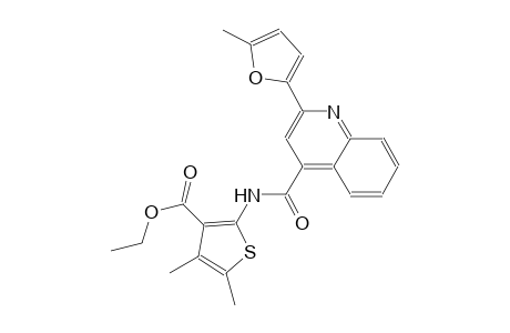 ethyl 4,5-dimethyl-2-({[2-(5-methyl-2-furyl)-4-quinolinyl]carbonyl}amino)-3-thiophenecarboxylate