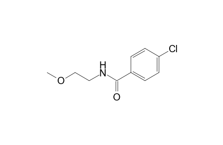 Benzamide, p-chloro-N-2-methoxyethyl-
