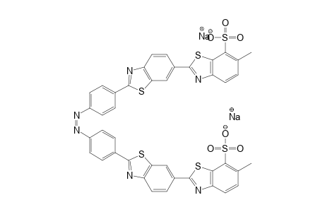 [2,6'-Bibenzothiazole]-7-sulfonic acid, 2',2'''-(azodi-4,1-phenylene)bis[6-methyl-, disodium salt