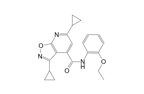 isoxazolo[5,4-b]pyridine-4-carboxamide, 3,6-dicyclopropyl-N-(2-ethoxyphenyl)-